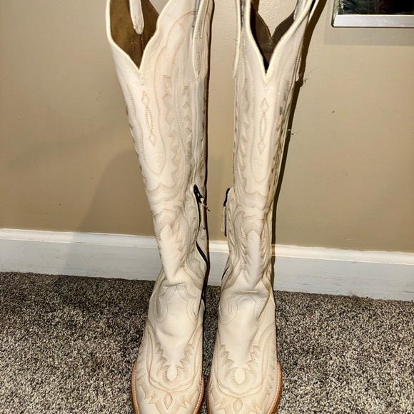 Ariat Casanova X Toe Western Boot White - Picture 4 of 6